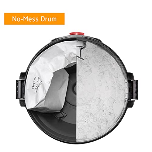 FUNTECK 5 Pack Dust Collection Bags for 5-8 Gallon Shop Vac, Replacing Model Type E, Part#9066100(general purpose)