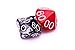 25 Count Assorted Pack of 10 Sided Percentile Dice - Multi Colored Assortment of D100 Polyhedral Dice