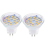 Meiguangyuan 3W MR11 Wide Angle LED Bulbs, 40W Halogen Bulbs Equivalent, 280lm, 10-30V AC/DC, 120Flood Beam, Warm White, 3000K, LED Light Bulbs,Pack of 2