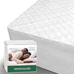 SafeRest Mattress Protector - Twin Size Cotton