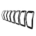 7pcs Black Front Grille Trim Inserts Cover Guard Compatible with Jeep Cherokee 14 15 16 17 18
