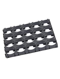 Baimeixun 18650 - Soporte de plástico para batería de litio (20 unidades, 4 x 5 celdas)