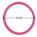 TecUnite 200 Pcs 1inch Colorful Rubber Elastic Hair Ties Small Bulk for Women Mini Ponytail Holders Rainbow Hairbands Metal Free Bands(Multicolored)