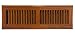 Accord AOFROML414 Floor Register with Red Oak Louvered, 4-Inch x 14-Inch (Duct Opening Measurement), Medium Finish