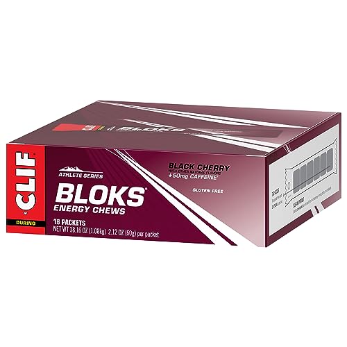 CLIF SHOT BLOK BLKCHRY CFFN ORG 3 2.1OZ (PACK OF 18)
