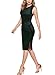 Miusol Women's Vintage Floral Lace Cocktail Evening Party Dress