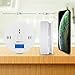 Carbon Monoxide Gas Detection,CO Detector Alarm LCD Portable Security Gas CO Monitor,Battery Powered,Alarm Clock Warning (9V Battery not Included) (UL2034)