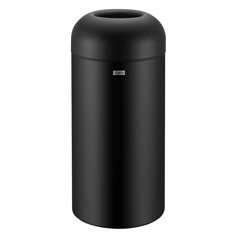 Upella 71 Liter / 18.8 Gallon Commercial Open Top Trash Can, Big Capacity, Brushed Stainless Steel: Industrial & Scientific