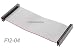 CablesOnline 4-inch 44-Pin Female/Female 2.0mm Pitch Laptop 2.5" Hard Drive Ribbon Cable, FI2-04