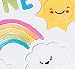 Summer Theme ''Shine All Day'' Gel Window Clings - 20 Piece