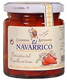 El Navarrico Roasted Piquillo Pepper Strips - Tiras de Piquillo (Drained weight 7 oz/200 g)