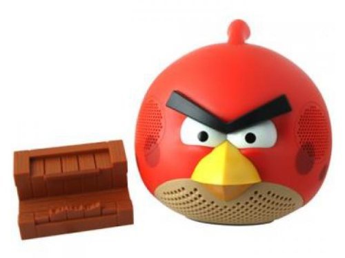 Gear4 ANGRY BIRDS Finish Speaker with Stand  for iPhone / iPad, Red (PG542G)