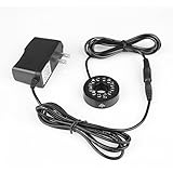 TSSS® 12 LEDs 0.6 Inch Diameter RGBY Color Changing Submersible Fountain Ring, Water Pump Lighting, Fountain Lighting For Garden Pond Aquarium