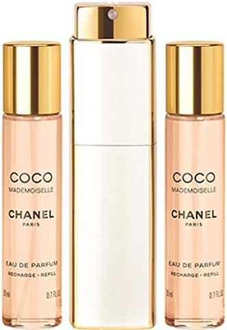 COCO MADEMOISELLE EAU DE PARFUM TWIST AND SPRAY 3 x 0.7 FL. OZ.