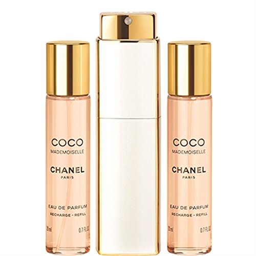COCO MADEMOISELLE EAU DE PARFUM TWIST AND SPRAY 3 x 0.7 FL. OZ.