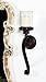 Deco 79 Metal Scroll Wall Sconce Studded Pillar , 6