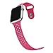 top4cus 38mm Soft Silicone Replacement Sport Strap iWatch Band for Apple Watch 38mm Edition & Sport & Apple watch NIKE Series 1 and Series 2 - Small/Medium - Nike Special Barbie Pink