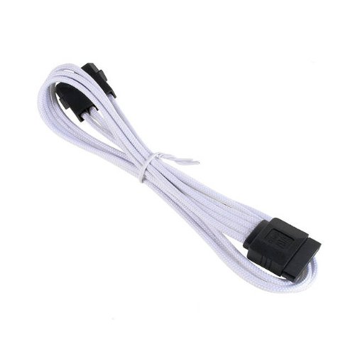 BitFenix Alchemy Multisleeve 4-Pin 45cm Molex to SATA Power Adapter - White (BFA-MSC-MSA45WK-RP)