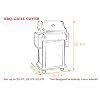 iCOVER-G21617-Heavy-Duty-water-proof-small-space-grill-cover-258LX295WX428H-for-Weber-brinkmann-nexgrill-char-broil
