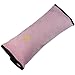 Car Seat Safety Belt Protect Shoulder Pad Cover Adjust Vehicle Seat Belt Harness Cushion Headrest Neck Head Support Pillow for Kids Children Baby Adult Drivers (Pink)