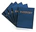 Hygloss 50 Blank Passport Books - 4.25 x 5.5-Inch - Fake Blue Passports - Travel Journal - Fun Pretend Activity for Kids - Classroom and Party Favors - Imaginary Travel - 24 Blank Pages - 50 Books