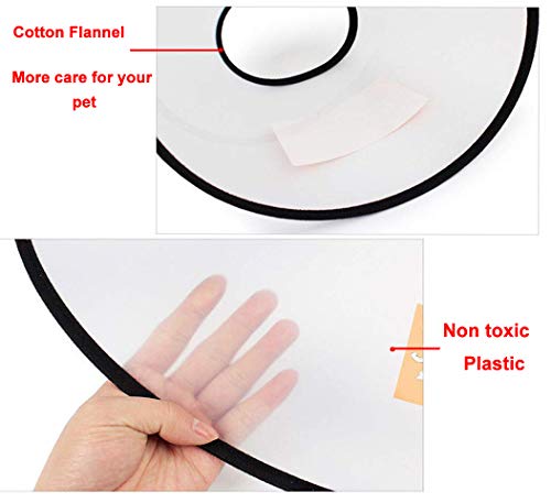 image for Supet Cat Cone Adjustable Pet Cone Pet Recovery Collar Comfy Pet Cone 