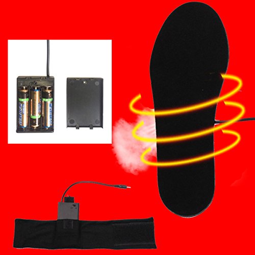 Evaliana Heated Insoles Feet Pads Cut-to-Fit Multiple Sizes Flexible Foot Warmer