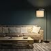 Floor Lamp, Zanflare LED Modern Floor Lamp with Hanging Lamp Shade