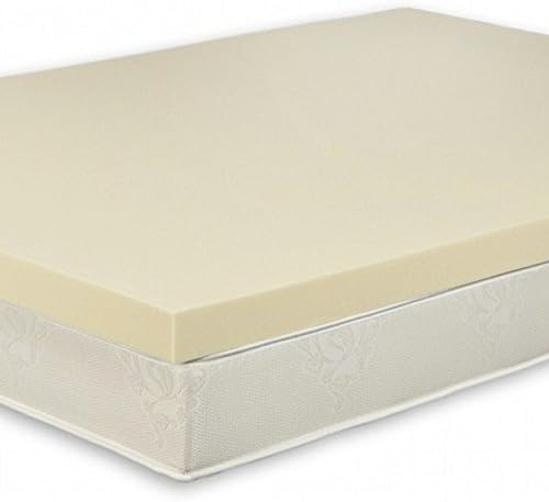Premium Queen Size 3 Inch Thick, 4 Pound Density Memory Foam Mattress Pad Bed Topper w/ Cover