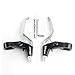 Qikour Bicycle brake handle Full Aluminum Alloy Brake Handle Mountain Road 3-Finger Version Bike Brake Lever
