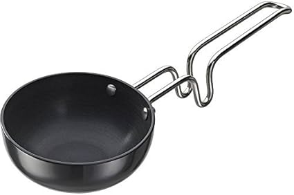 Sajani Premium Hard Anodised Black Vagariya/Tadka Pan (Large)