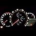 Partsam 6-Light SMD White LED Speedometer Indicator Package Replacement for 97-06 Jeep Wrangler