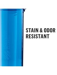 BlenderBottle Pro Series Shaker Bottle, 24-Ounce, Black/Clear