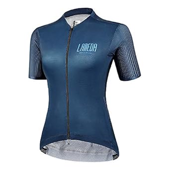 Buy LAMEDA Lightweight Elastic Women's Cycling Jersey Breathable Reflective Short Sleeve Bike 