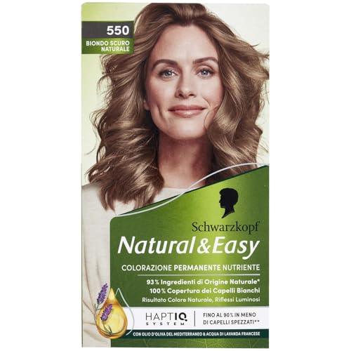 Natural&Easy Haarfarbe Dunkelblond Naturblond Nr. 550 ml 142,5, 1 Stück