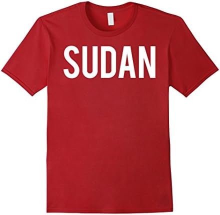 Mens Sudan T Shirt Cool sudanese country fan funny cheap gift tee Medium Cranberry