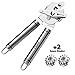 Can Opener, YIBAI Stainless Steel Manual Can Opener With 2 Spare Blades, 18/8 Food-Grade, Carbon-Steel Blade, Tin Can/Bottle/Can Opener, for Kitchen, Restaurant, Camping.