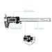 Vernier Caliper,Kungix Metric Digital Caliper with LCD, 0-6 inch / 150mm Stainless Steel Electronic Depth Gauge Measuring Tools