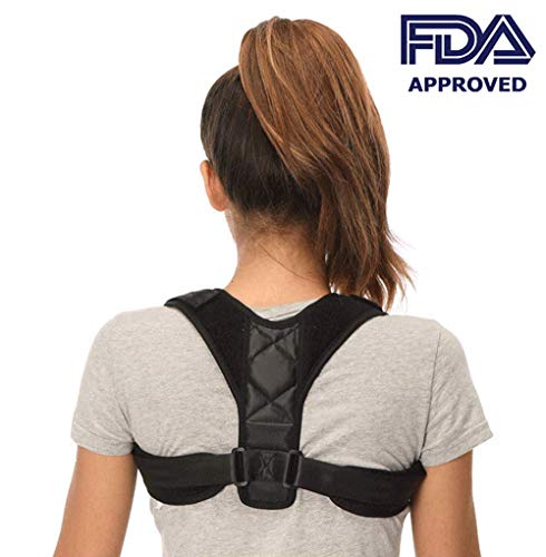 Posture Corrector Back Support Brace for Women and Men, Figure 8 Clavicle Support Brace is Ideal for Shoulder Support, Upper Back & Neck Pain Relief