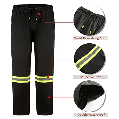 Ourcan Rain Suits for Men Waterproof Rain Gear Breathable Rain Coats