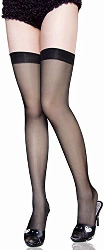 Slocyclub Sexy Women Sheer Thigh-High Stockings