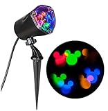 Disney Mickey Mouse Ears LightShow Swirling Multicolor LED Christmas Spotlight Projector