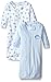 Spasilk Baby Boys 2 Pack 100% Cotton Sleep Bag Wearable Blankets, Blue Dino (2 Pieces), One Size