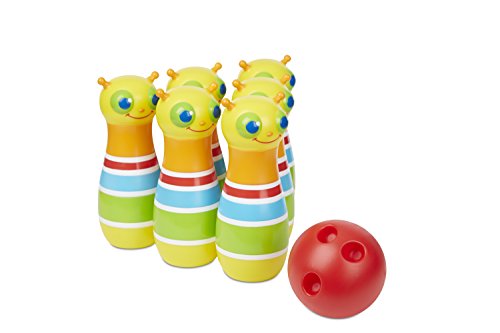 Melissa & Doug Sunny Patch Giddy Buggy Bowling Action Game - 6 Bug Pins, 1 Plastic Ball