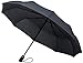 Crown Coast 60 MPH Wind Proof Travel Umbrella (Gun Metal Gray 10-Rib Frame)