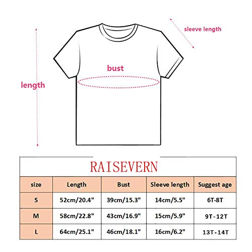 RAISEVERN 3D Graphic Printed Boys Short Sleeve Shirts 6-7 yearss Summer Casual Tshirt, Galaxy Purple, 14-16T