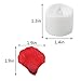 obmwang Pack of 24pcs Realistic Flameless LED Tea Light Candles and 1000pcs Dark Silk Rose Petals Artificial Red Rose Flower Petals, Ideal for Valentine's Day, Proposal, Wedding, Anniversary, Honeymoo