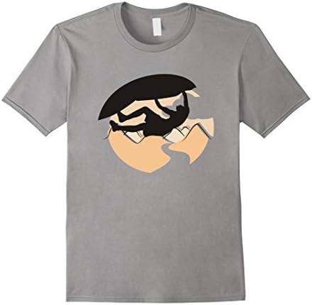 Mens Rock Climbing T-shirt Medium Slate