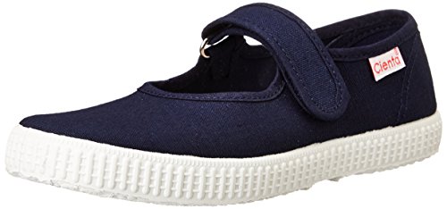Cienta Mary Jane Sneakers for Girls â€“ Navy Casual Shoes with Adjustable Strap, 27 EU (9.5 M US Toddler)