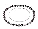 Fashion Magnetic Hematite Therapy Necklace for Men and Women, Black Red Bead Healing Necklace Gifts for Wedding Birthday Christmas Parents Back to School